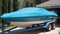 Ameri-brand aqua blue boat Cover